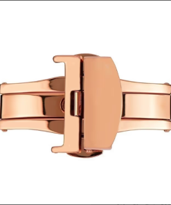 Khóa Bướm Masamu 2 Gấp Cho Đồng Hồ Dây Da Màu Vàng Hồng